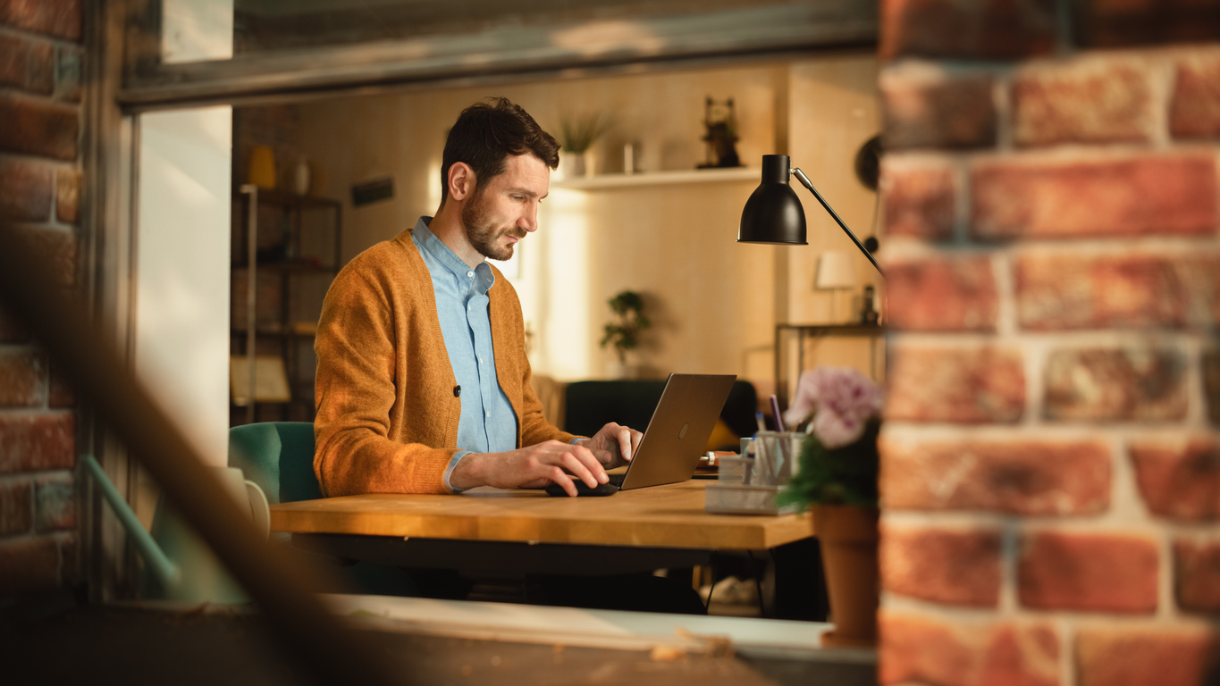 Freelancer or business owner working
